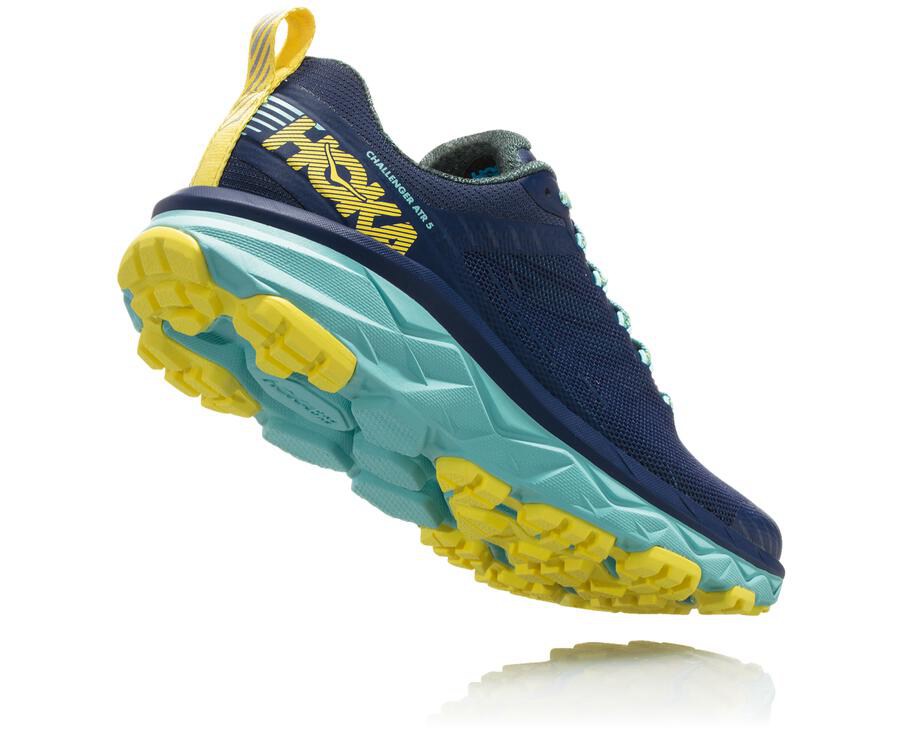 Hoka One One Trainers Womens Blue - Challenger ATR 5 - 16328TDYI